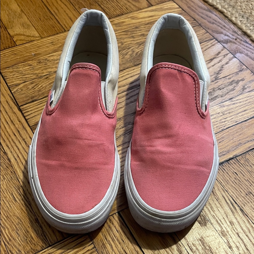 Vans Pink Slip-On Sneakers